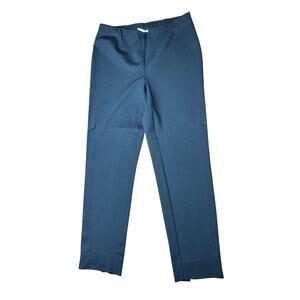 J.JILL PONTE PULL-ON SLIM LEG ANKLE PANTS BLACK SIZE SMALL